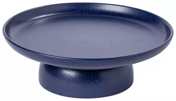 Тарелка для торта Costa Nova, 27x9 см, темно-синий