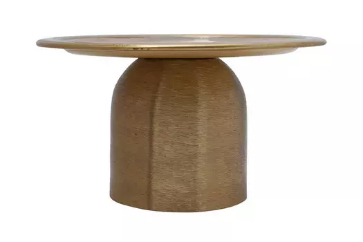 Тарелка для торта Kayoom, 24,5x14 см, белый/золотой