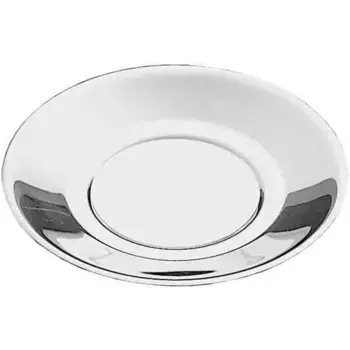 Тарелка для торта PINTINOX «Gelateria Professional», (набор, 4 шт.), нержавеющая сталь, можно мыть в посудомоечной машине, окантованный край, 13 см, цвет edelstahlfarben