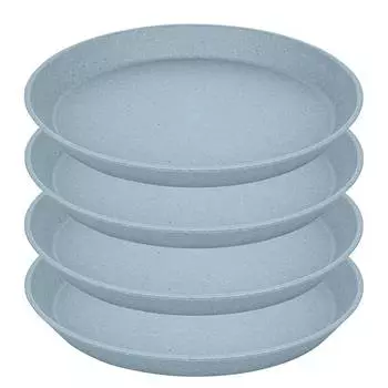 Тарелка для завтрака connect plate (набор из 4 шт.) Koziol, синий