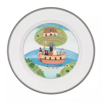 Тарелка для завтрака Design Naif Noahs Ark 21 см Villeroy & Boch, красочный