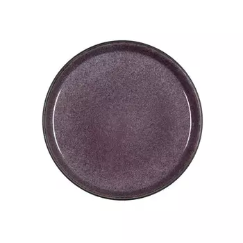 Тарелка для завтрака Gastro чёрная/сиреневая 21 см Bitz, фиолетовый/черный