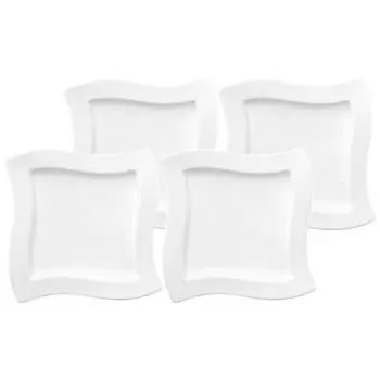 Тарелка для завтрака newwave, набор из 4 шт. Villeroy & Boch, белый