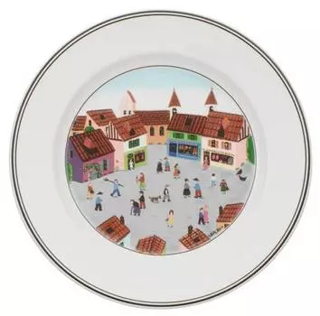 Тарелка для завтрака village design naif Villeroy & Boch, мультколор