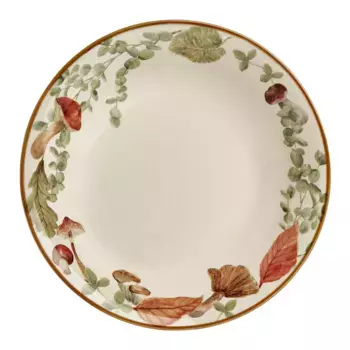 Тарелка глубокая Грибы El Corte Ingls, коричневый