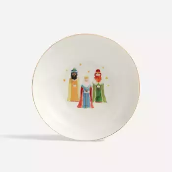 Тарелка глубокая «Три мудреца» El Corte Ingls, белый