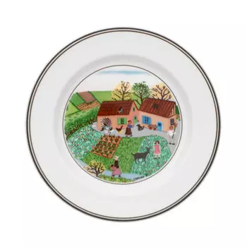Тарелка хлебная ферма Design Naif 17 см Villeroy & Boch, красочный
