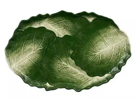 Тарелка капусты Mica Decorations, зеленый