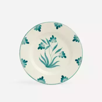 Тарелка Кашкайш, расписанная вручную El Corte Ingls, зеленый