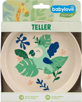 Тарелка кремовая 1шт. Babylove