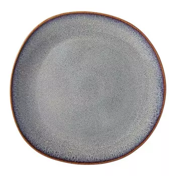 Тарелка Lave бежевая 28 см like. by Villeroy & Boch, бежевый/синий/коричневый/серый