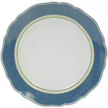 Тарелка Medley Mantova 25 см Hutschenreuther, белый/синий/желтый