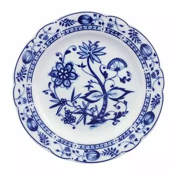 Тарелка обеденная 26 0026R.zwiebelm.38067 Triptis Thringer Meisterporzellan, белый