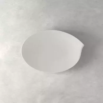 Тарелка овальная Flow 36см Villeroy & Boch, белый