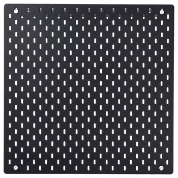 Тарелка перфорированная, черная, 56х56 см, SKDIS IKEA