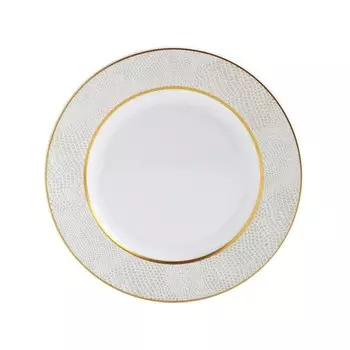 Тарелка с белым хлебом и маслом Bernardaud Sauvage, золотой