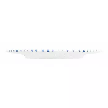 Тарелка с голубым пламенем Gourmet d: 29 см / высота: 2,2 см Gmundner Keramik, белый синий