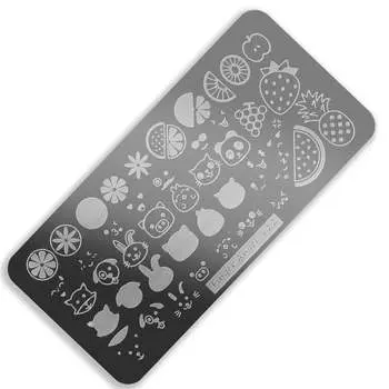 Тарелка с узорами для марок Ангел 22, AllePaznokcie