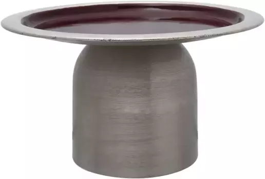 Тарелка сервировочная Kayoom "Тарелка для торта Art Deco 225", (1 шт.) 14 см, цвет silberfarben, pflaume