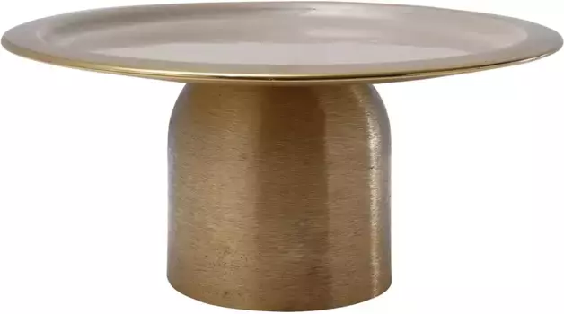 Тарелка сервировочная Kayoom "Тарелка для торта Art Deco 325", (1 шт.) 14 см, золотой/серо-коричневый