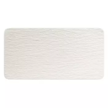 Тарелка сервировочная Manufacture Rock blanc прямоугольная 35х18х1 см Villeroy & Boch, белый