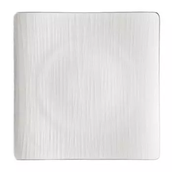 Тарелка сетка белая квадратная плоская 31 см Rosenthal, белый