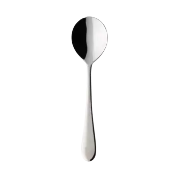 Тарелка супа Оскар и ложка для сливок Villeroy & Boch, серебряный/платиновый