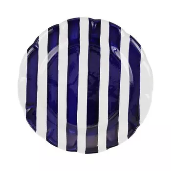 Тарелка VIETRI Amalfi Stripe, синий