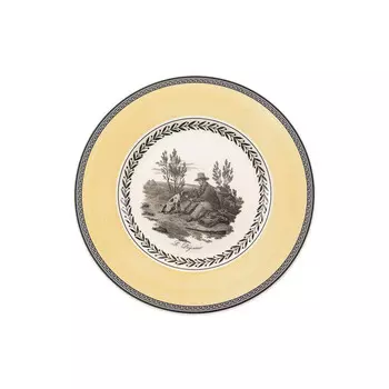 Тарелка Villeroy & Boch, 21,6 см, белый/серый/желтый