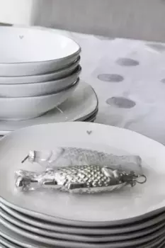 Тарелки Bastion Collections, белый