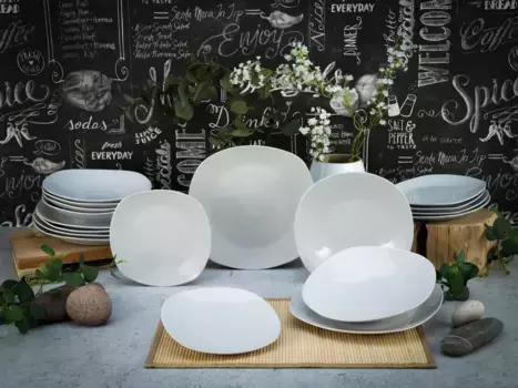 Тарелки CreaTable, белый