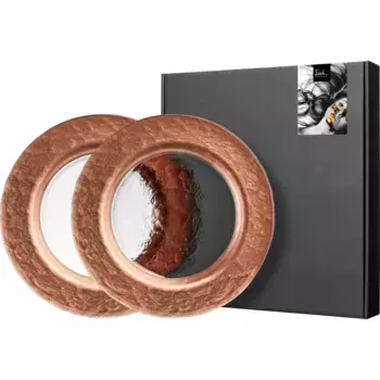 Тарелки Eisch «KAYA COPPER», (набор, 2 шт.), отделка под медь, в подарочной упаковке, 23 см, цвет kupfer