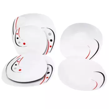 Тарелки HOME ELEMENTS, черный