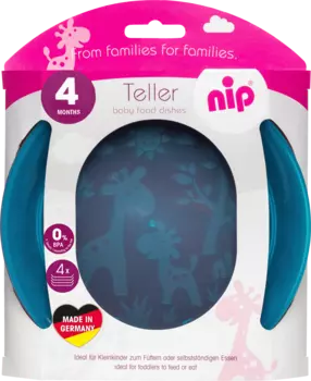 Тарелки разноцветные 4 шт. Nip