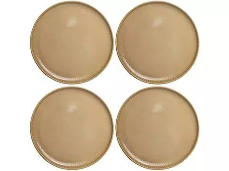 Тарелки seychelles набор из 4 шт. Jay Hill, бежевый