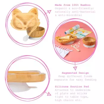 Тарелки Tiny Dining, коричневый