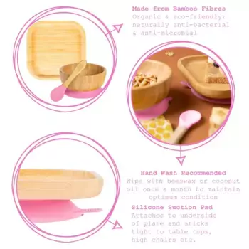 Тарелки Tiny Dining, розовый