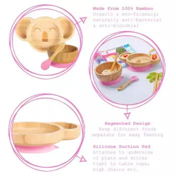 Тарелки Tiny Dining, розовый