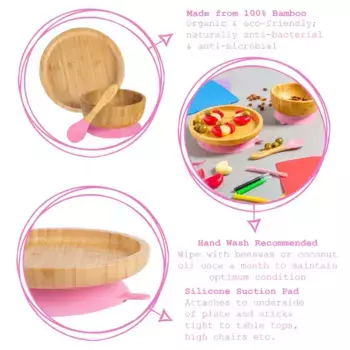 Тарелки Tiny Dining, розовый