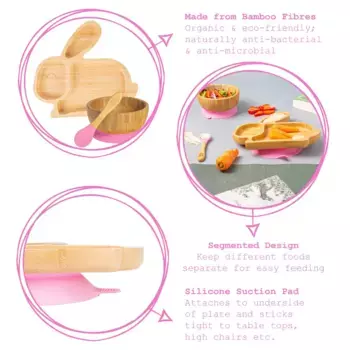 Тарелки Tiny Dining, розовый