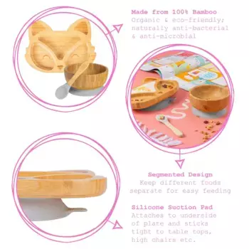 Тарелки Tiny Dining, серый