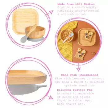 Тарелки Tiny Dining, серый