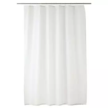 TÄRNAÅN ТЭРНАОН Занавеска для душа, белый/белый, 180x200 см IKEA