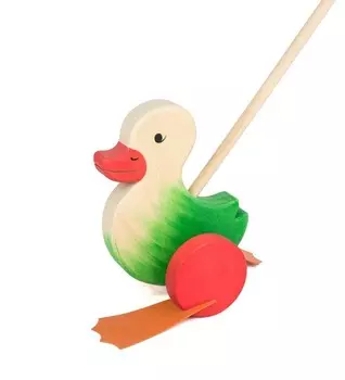 Тарнава, игрушка-толкатель Утка Tarnawa