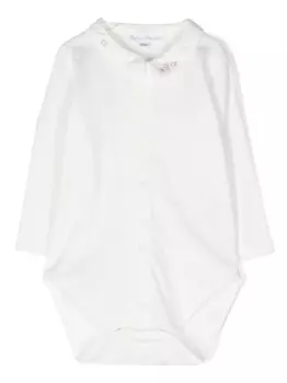 Tartine Et Chocolat bib-collar cotton body, белый