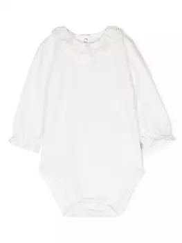Tartine Et Chocolat боди с кружевным воротником, белый