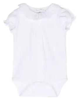 Tartine Et Chocolat боди с вышитым логотипом, белый