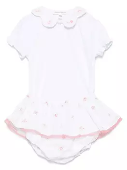 Tartine Et Chocolat боди с вышивкой, белый