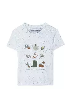 Tartine et chocolat Детская футболка, белый