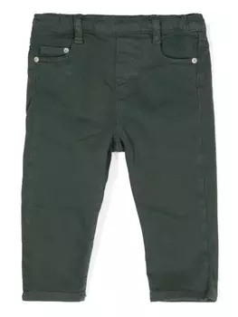 Tartine Et Chocolat джинсы с нашивкой-логотипом, зеленый